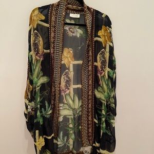 Camilla one size fits all floral shawl